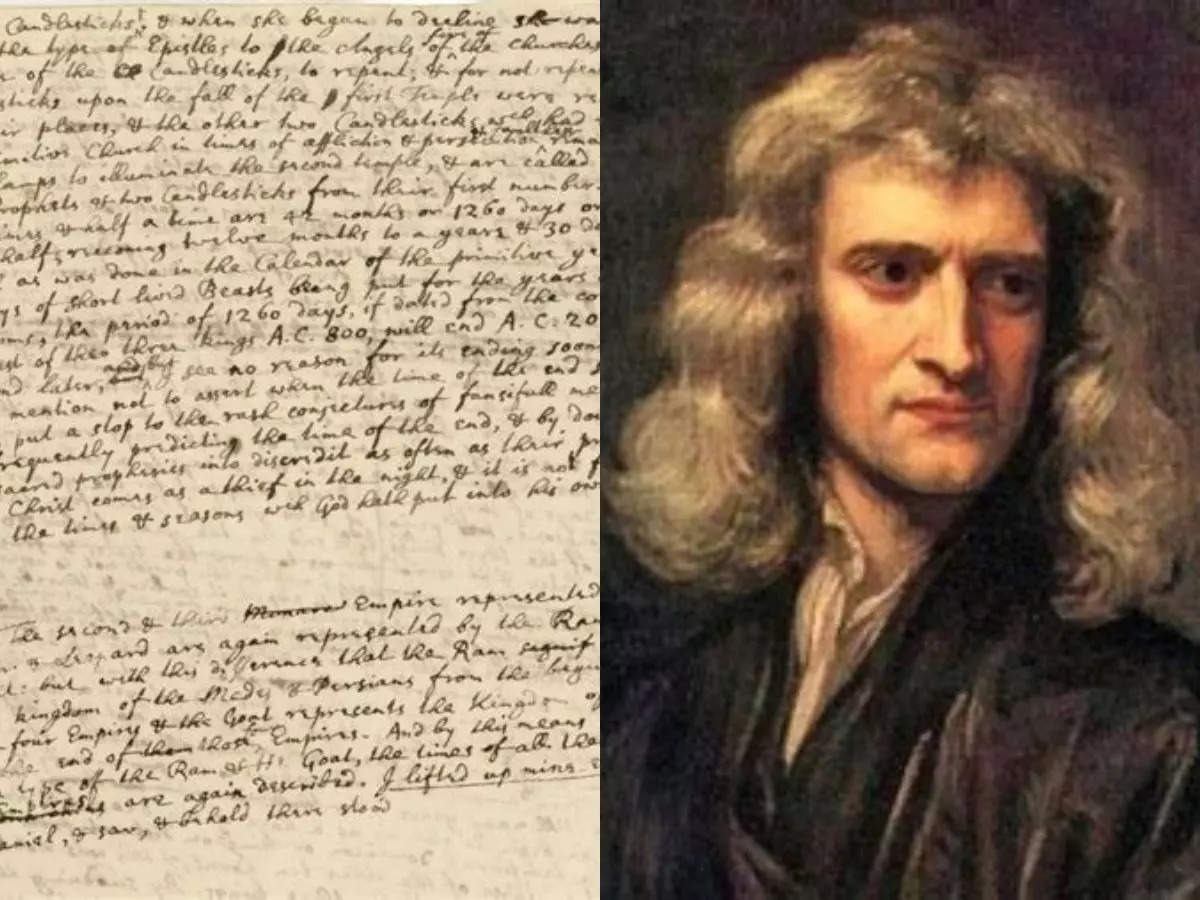 when legendary scientist isaac newton predict the end of world that time now come near