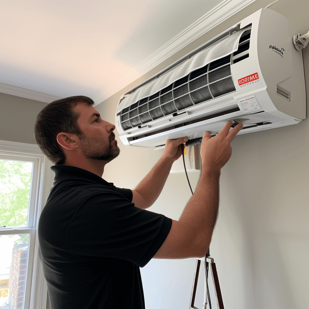 why air conditioner ac always installed at the top of the wall2