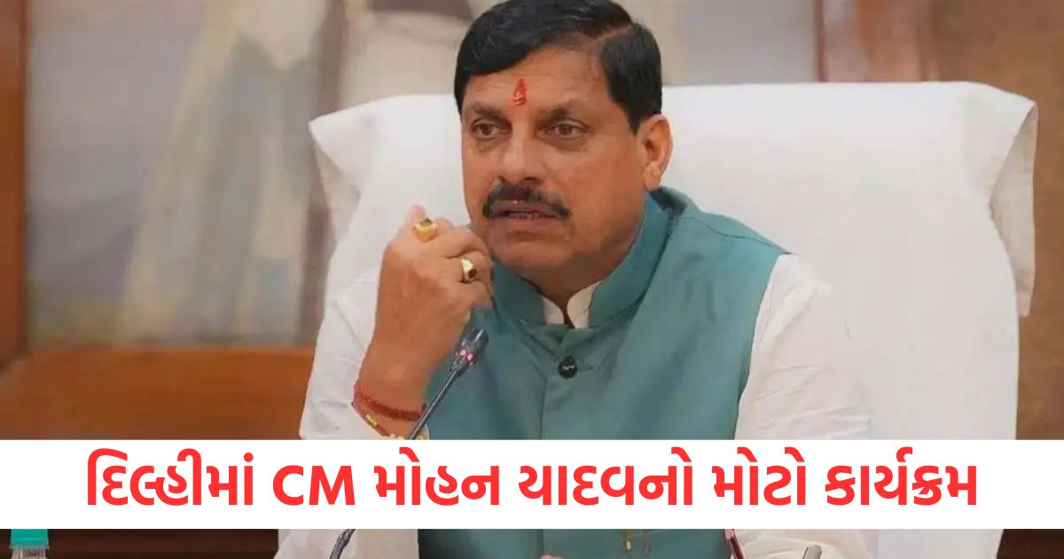 દિલ્હીમાં CM મોહન યાદવનો મોટો કાર્યક્રમewr