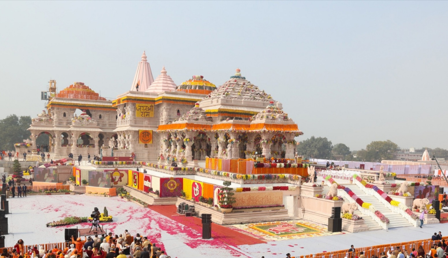 ayodhya ram mnadir 96 construction work is complete and finished by june1