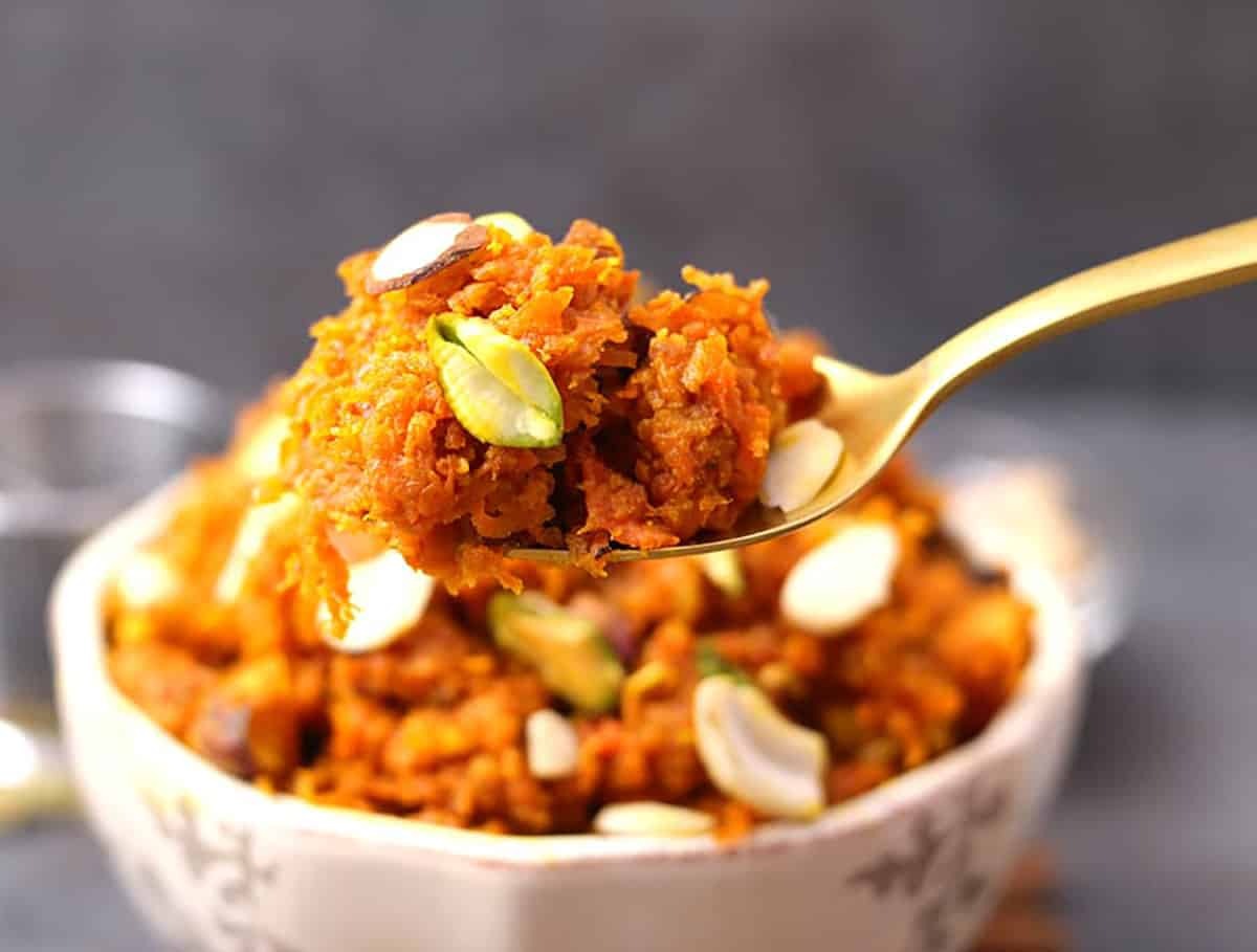 instant gajar halwa recipe how to make gajar halwa quickly