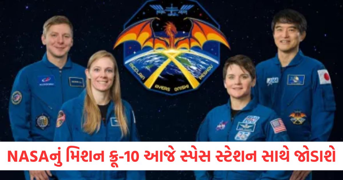 nasa s mission crew 10 will join the space station today sunita williams will bid farewell1