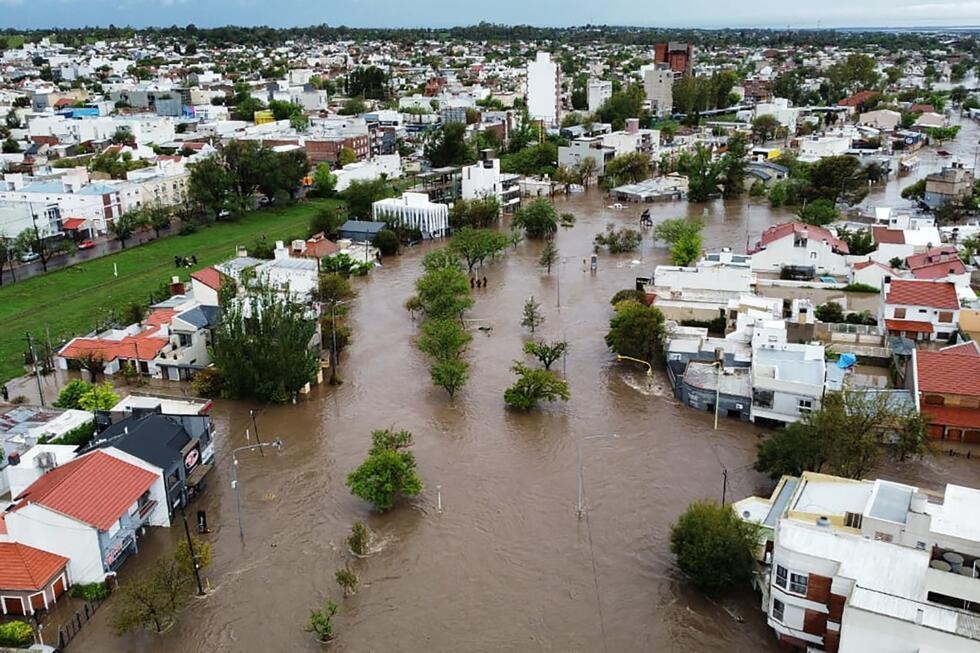 rain caused havoc in argentina 16 people died houses and hospitals drowned