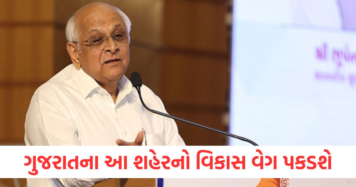 ગુજરાતના આ શહેરનો વિકાસ વેગ પકડશેewrwer