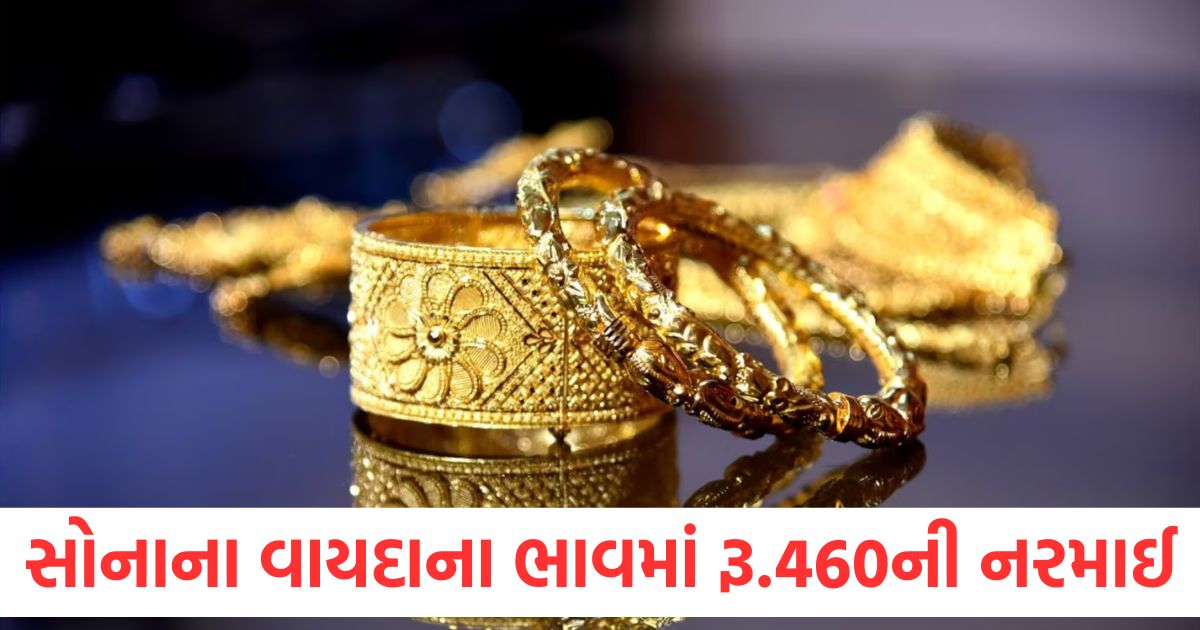 સોનાના વાયદાના ભાવમાં રૂ.460ની નરમાઈ, ચાંદીના વાયદામાં રૂ.331નો સુધારો, ક્રૂડ તેલના વાયદામાં સેંકડા વધ્યા gold futures prices fall by rs 460 silver futures rise by rs 331 crude oil futures rise by hundreds