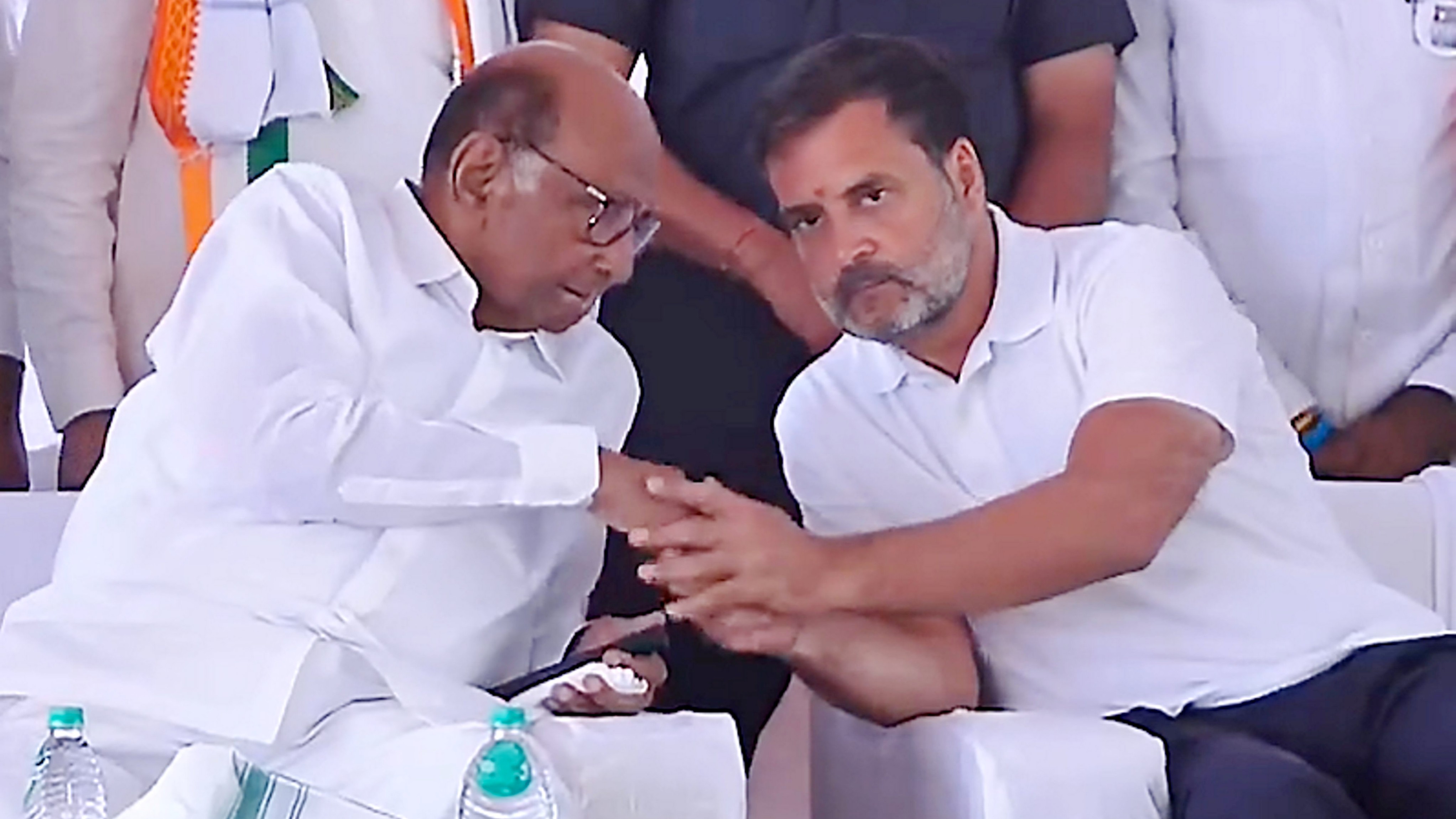 deccanherald 2024 08 16 i96xmr4c President Sharad Pawar and Congress leader Rahul Gandhi