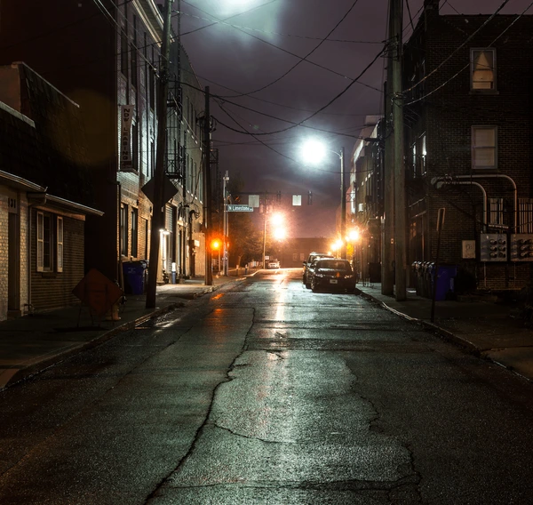 empty steet evening lexington kentucky 600nw 224047783