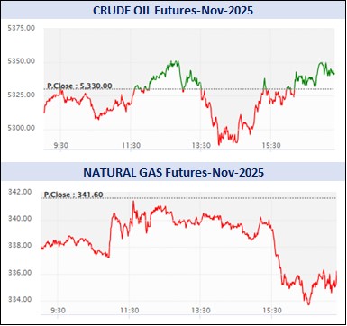 સોનામાં ₹1497 અને ચાંદીમાં ₹2460નો ઉછાળો, ક્રૂડ તેલ ₹16 વધ્યું; એમસીએક્સ ટર્નઓવર ₹4.4 લાખ કરોડ 5 WhatsApp Image 2025 10 29 at 5.33.51 PM