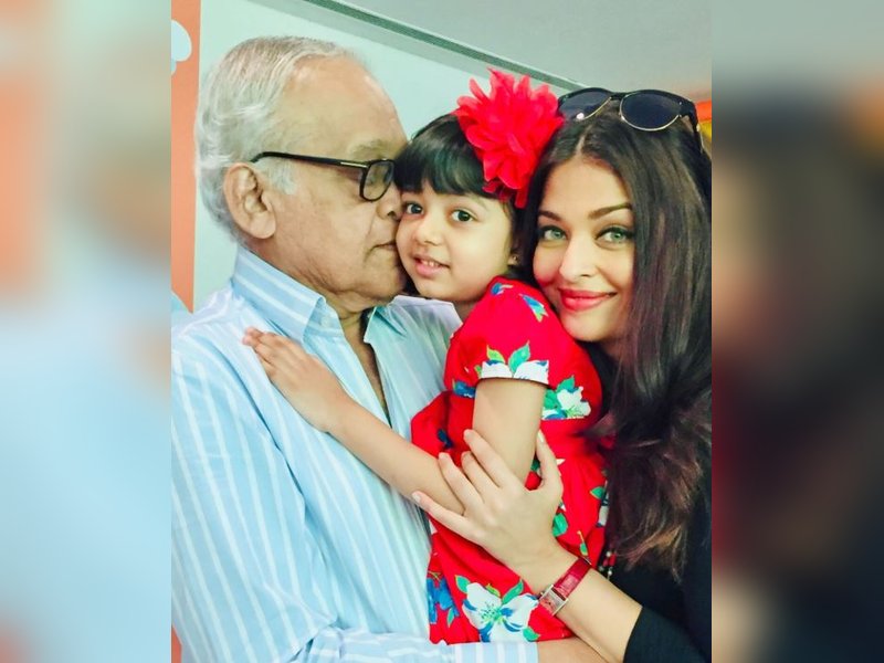 Aishwarya Rai shares emotional post with unseen photos with daughter Aaradhya on father Krishnarajs birthday