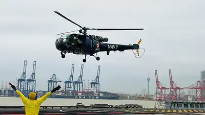 દિતવાહ વાવાઝોડા બાદ ઓપરેશન ‘સાગરબંધુ’: શ્રીલંકા માટે ભારતે મોકલ્યા બે ચેતક હેલિકોપ્ટર Operation Sagarbandhu after Cyclone Ditva India sends two Chetak helicopters to Sri Lanka