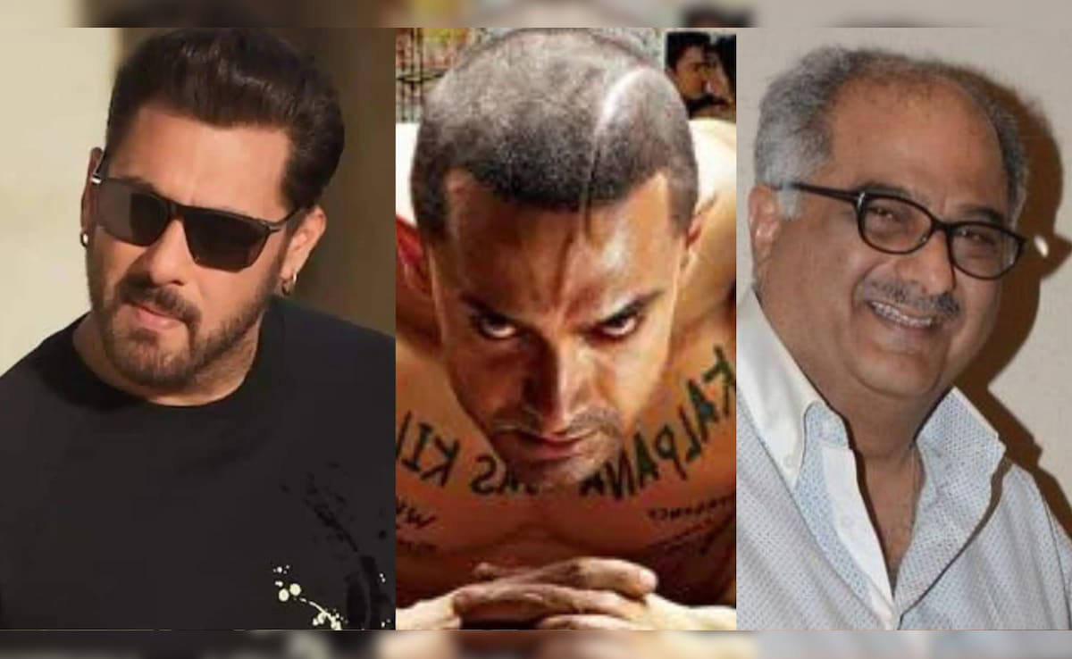 Aamirs Gajni became a blockbuster but Boney Kapoor wanted to make this film with Salman Khan