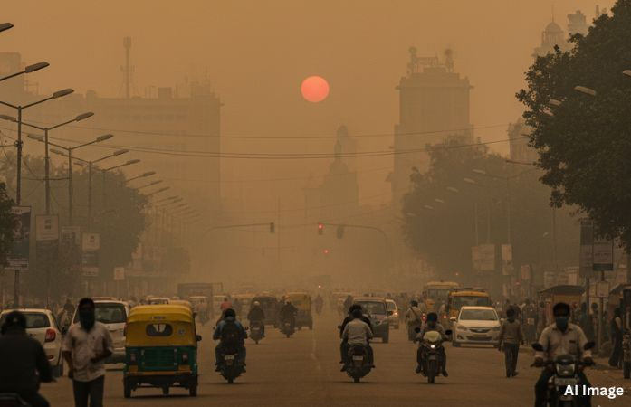 Air is toxic in Ahmedabad AQI above 200 Appeal to children and elderly to be careful