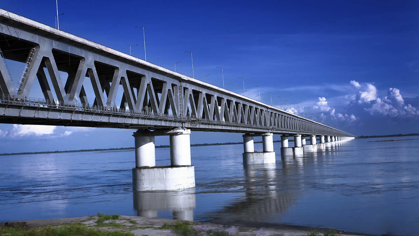 Assams Bogibeel Bridge An amazing bridge built without nuts and bolts where even tanks and fighter jets can land