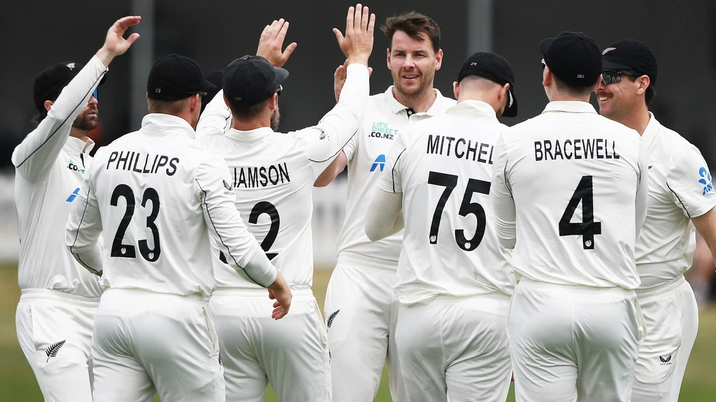 Duffys five wickets New Zealand win by nine wickets in second Test against West Indies