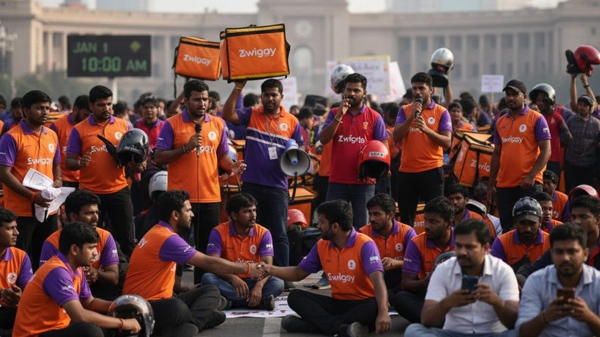 Nationwide gig workers strike threatened on December 31 delivery and cab services may be affected