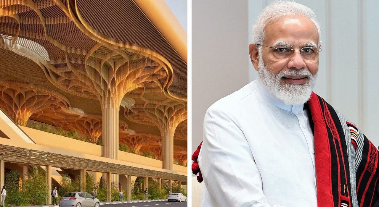 New nature themed Guwahati airport terminal Bamboo orchid design cost of Rs 4000 crore