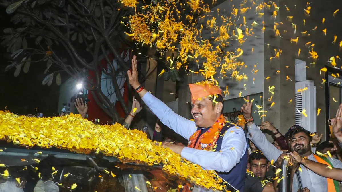 Saffron wave in Maharashtra historic victory of Mahayuti in municipal elections big blow to Uddhav Pawar