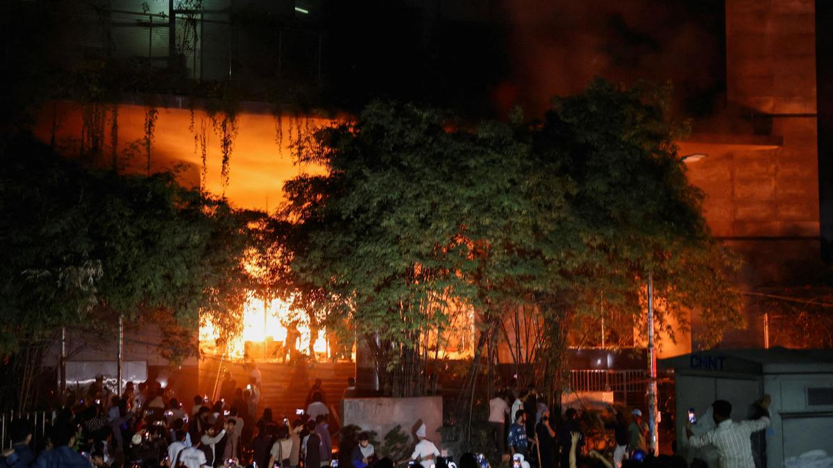 Violence erupts in Bangladesh Journalist killed attack outside Indian High Commission India issues advisory