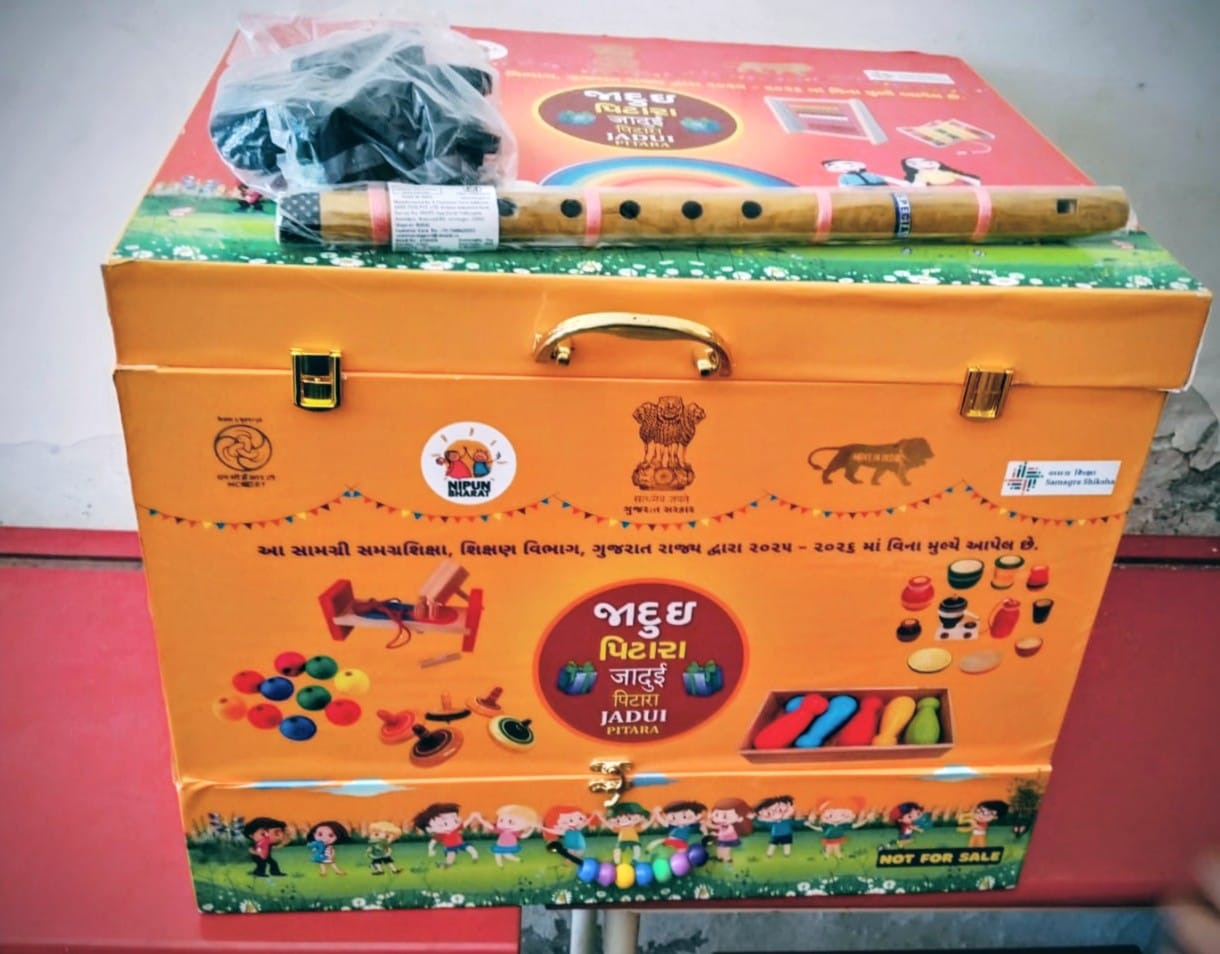 Activity oriented education through Magic Pitara for kindergarten and standard 1 2 in government schools of Gujarat