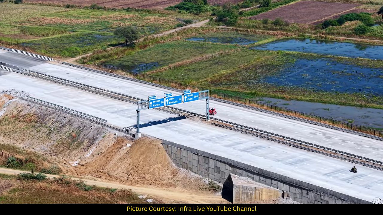 Relief for South Gujarat motorists Delhi Mumbai Expressway open from Pungam to Kim