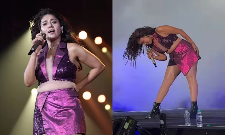 Sunidhi Chauhan in controversy over the song Bidi Jalai Le concert costumes and dance also criticized