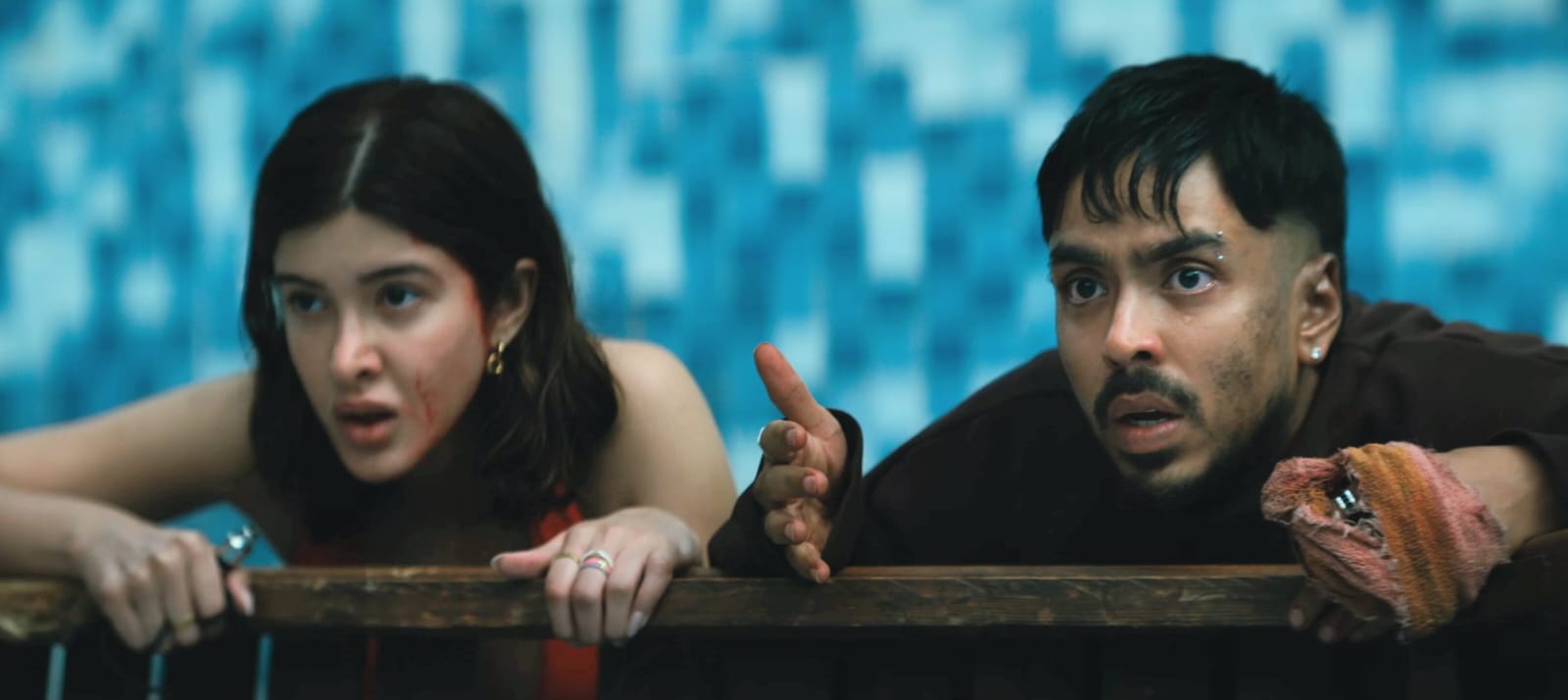 Trailer launch of Shanaya Kapoor Adarsh ​​Gauravs Tu Ya Mein a survival thriller that saves lives against crocodiles