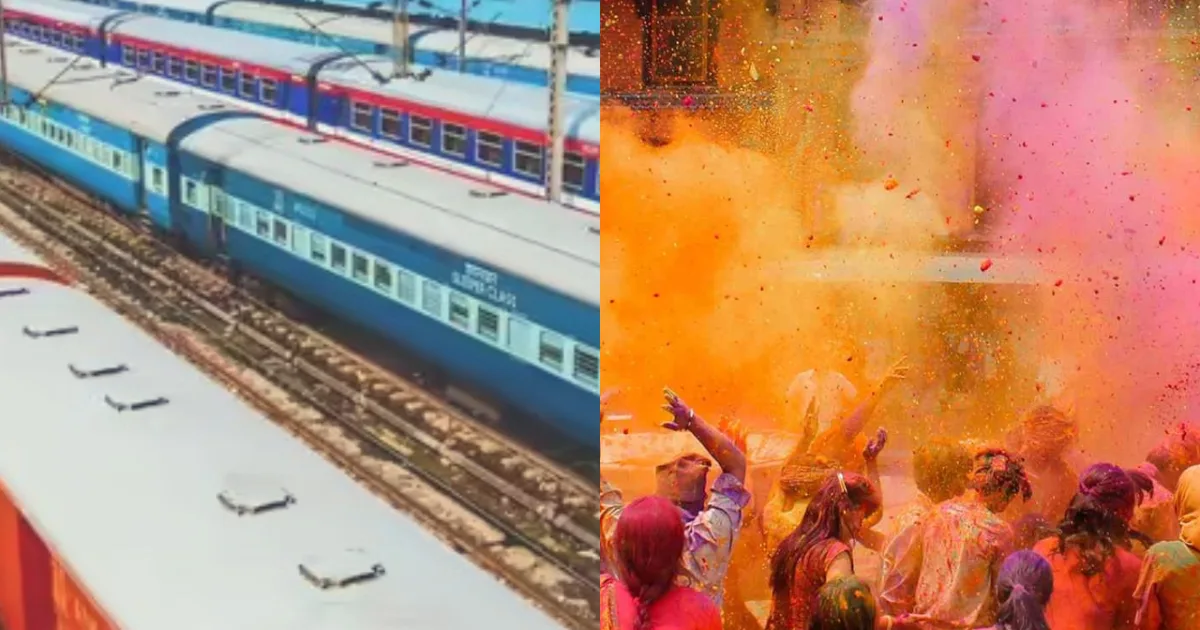 Holi Special Trains Announced Additional services to start from March 4 to March 27