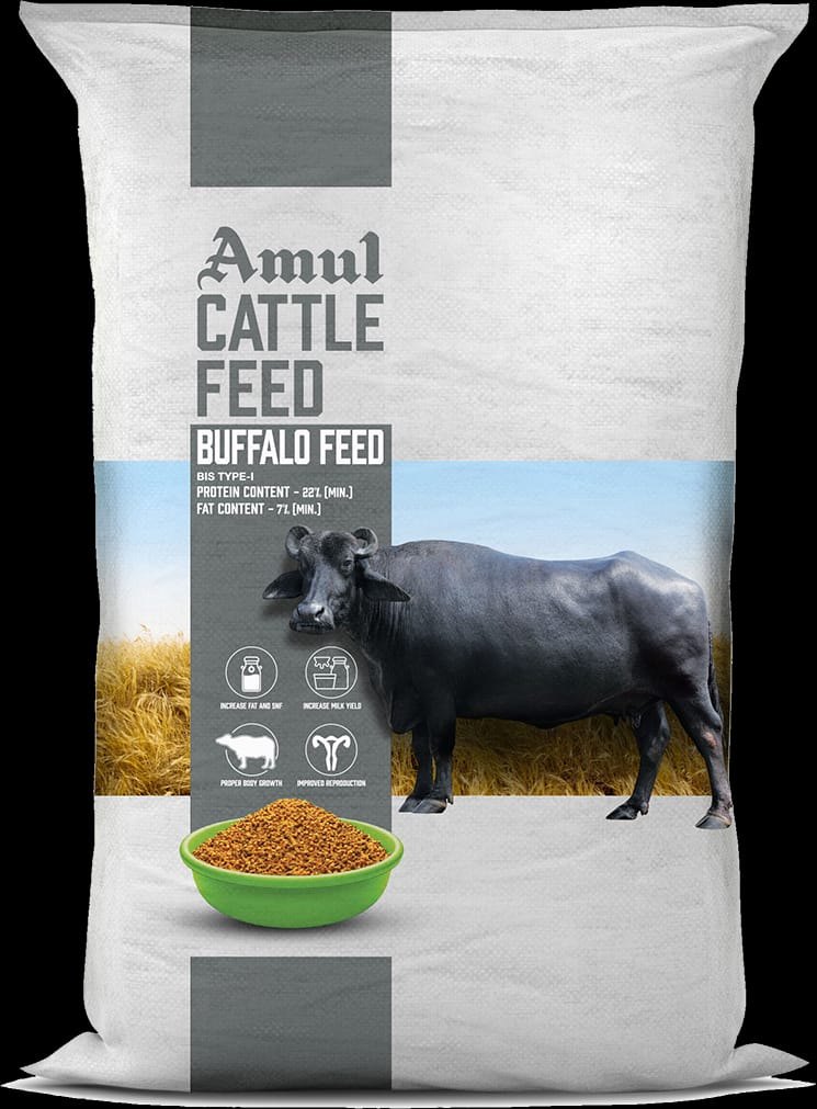 Amuls animal feed prices increase 70 kg bag ₹1520 and 50 kg bag ₹1100