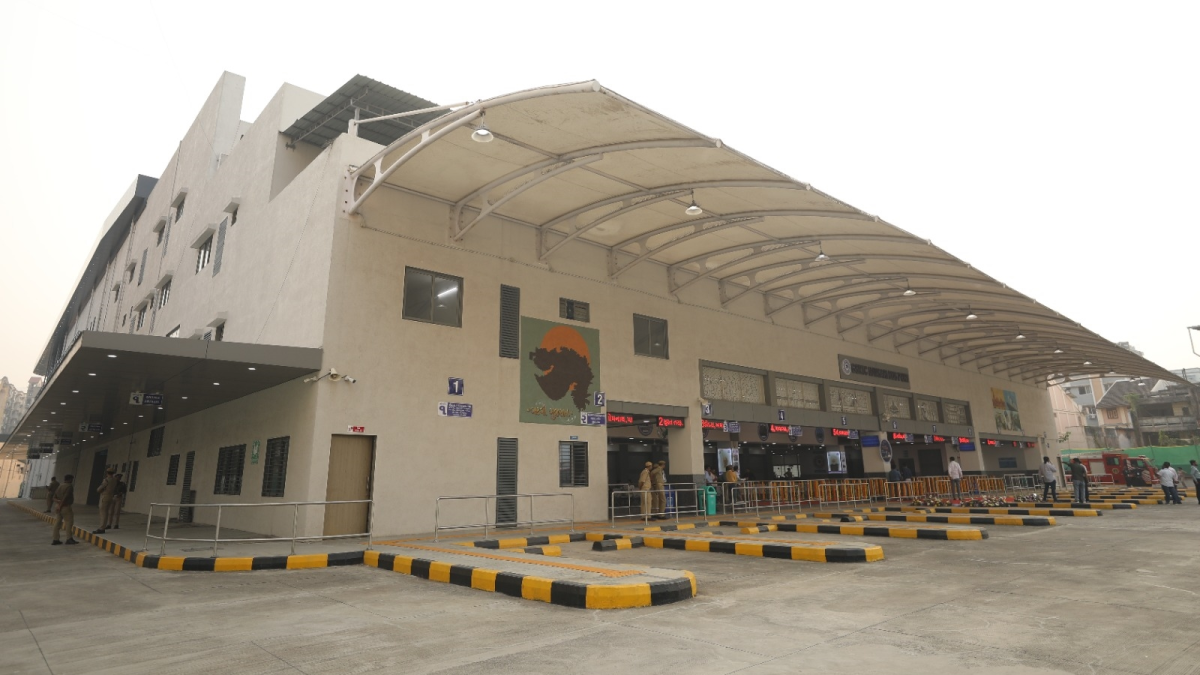 Hi tech City Bus Port near Navsari Railway Station at a cost of Rs 1.80 crore Comfortable experience for passengers with modern facilities