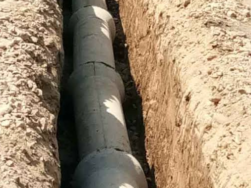 Scientific ventilation column for decades old drainage in Ahmedabad Pipe pressure will decrease roads will be safer