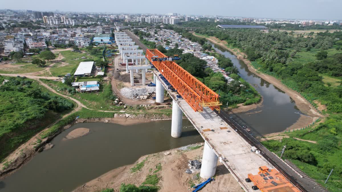 10 thousand residents in trouble due to closure of Priya Laxmi Mill underpass under Vadodara Bullet Train project locals stage protest against Rail Corporation