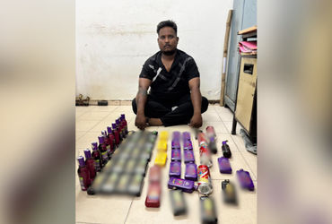 Bootlegger caught with 56 bottles of liquor from a ruined house in Shaherkotda Ahmedabad police action