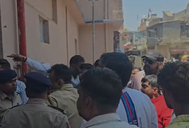 Clashes during voting in Ahmedabad Tapi fight between BJP Congress workers