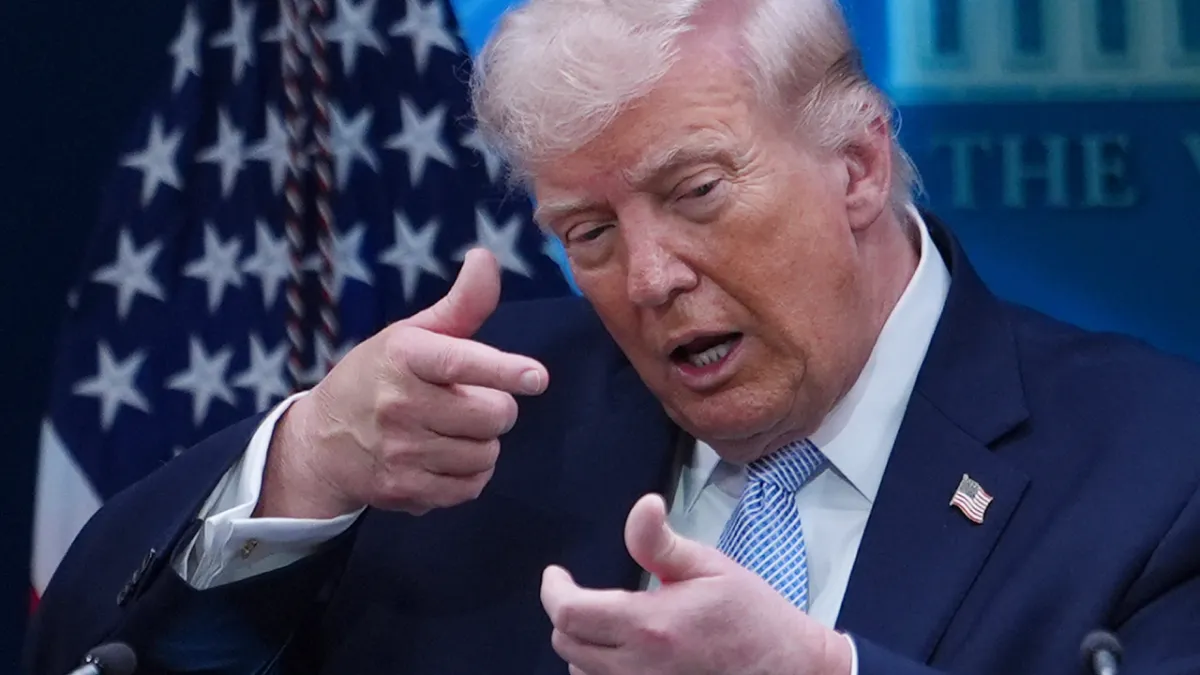 Donald Trumps statement Announcement of opening of Hormuz signs of softening on Iran issue