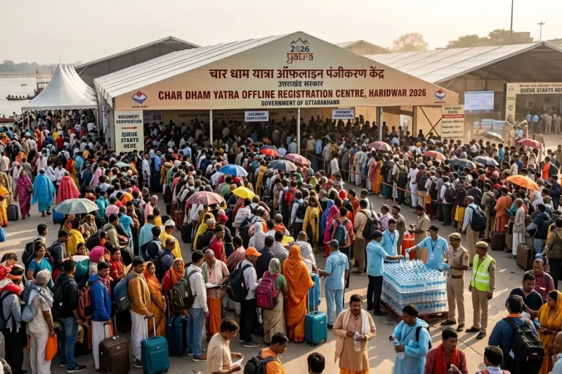 Great enthusiasm for Char Dham Yatra in Haridwar more than 25000 offline registrations completed