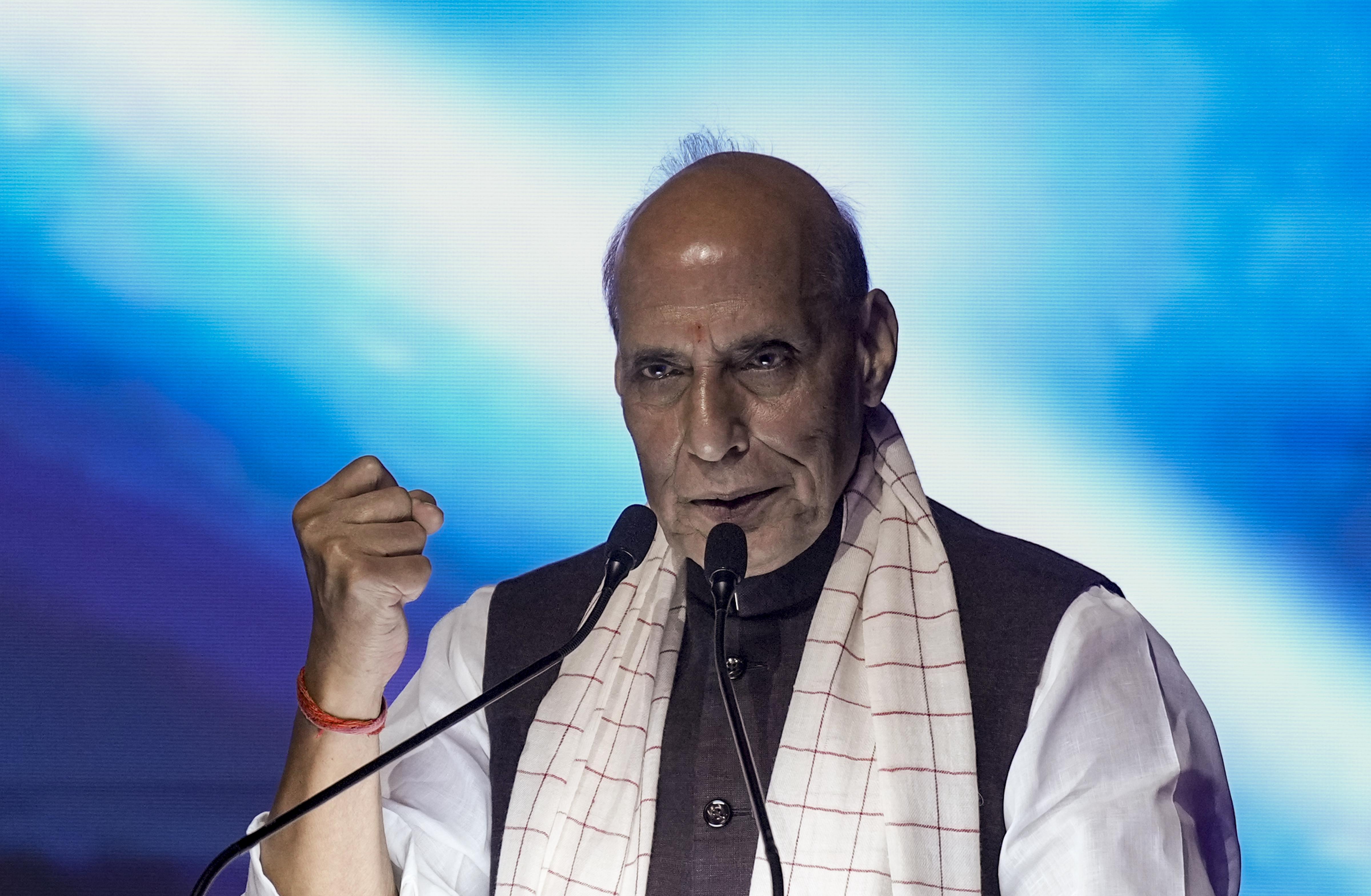 Rajnath Singh assures the country Armed forces are prepared no need to panic