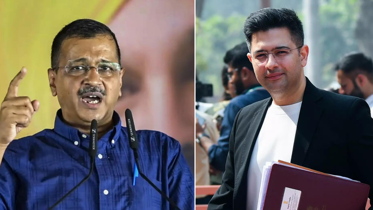 Rebel action against Raghav Chadha Arvind Kejriwal Manish Sisodias plan to have his MP post revoked