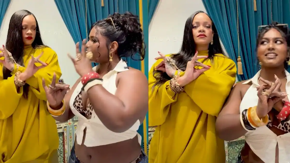 Rihannas video of learning Bharatanatyam goes viral fans are delighted