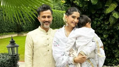 Sonam Kapoor shared the first glimpse of her second son with fans happiness was visible on her face