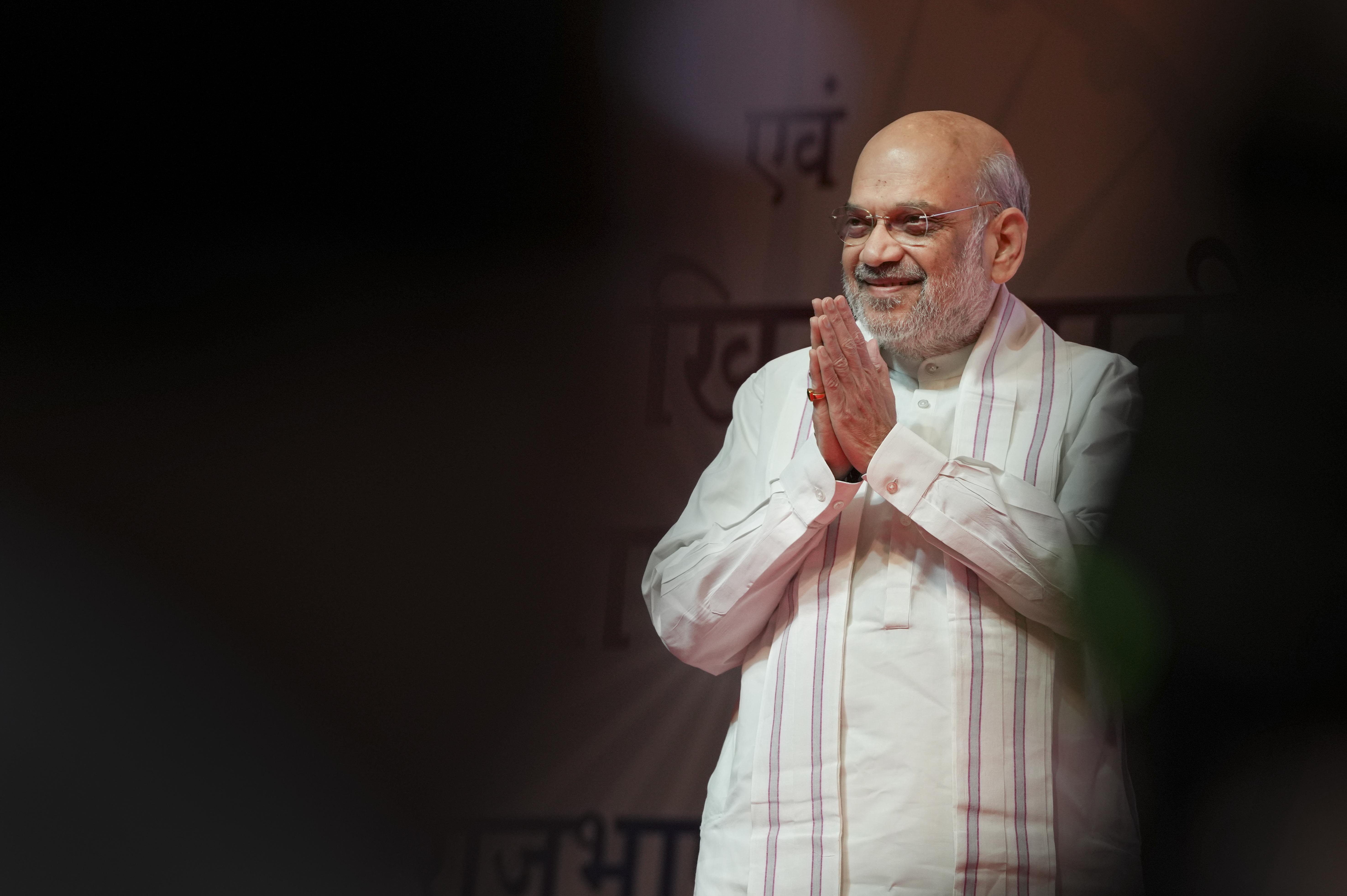 Amit Shahs two day visit to Gandhinagar includes a review of development works inauguration of projects and various meetings