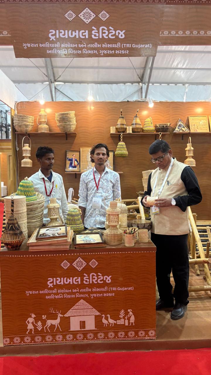 ગુજરાત ટ્રાયબલ હેરિટેજને VGREમાં મળી નવી ઓળખ, ૫ દિવસમાં રૂ. ૫.૩૧ લાખ વેચાણ 3 NAVSARJAN SANSKRUTI 2 1