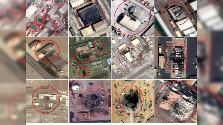Satellite images reveal Iran claims 228 American military equipment destroyed in attack