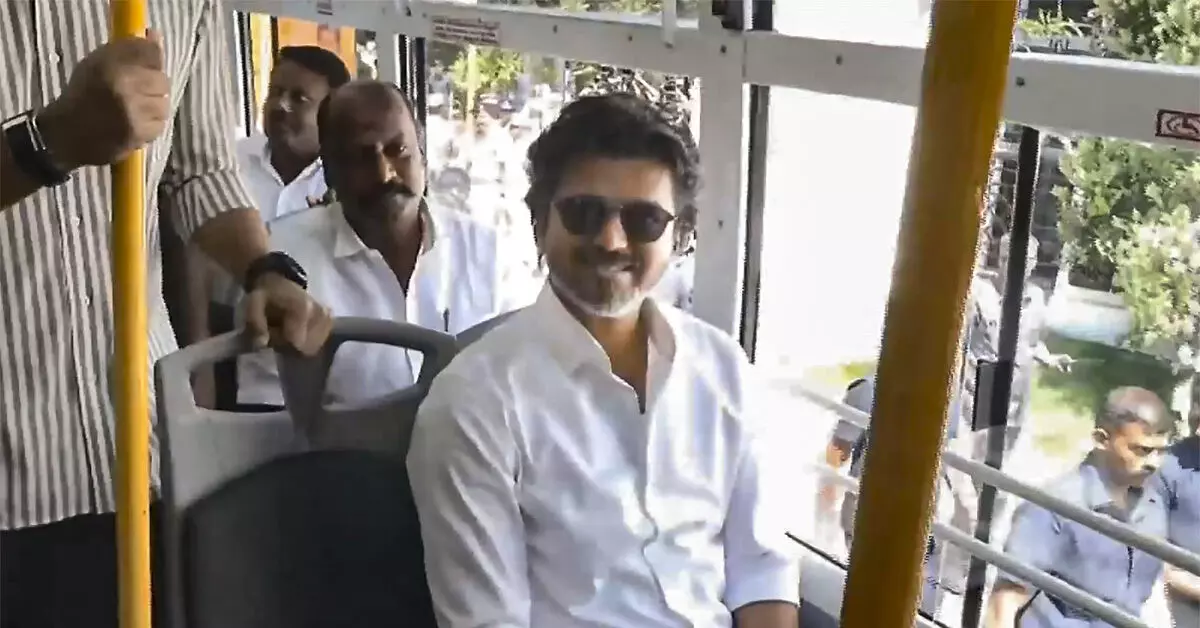 300 new state transport buses inaugurated in Chennai CM Vijay inspected
