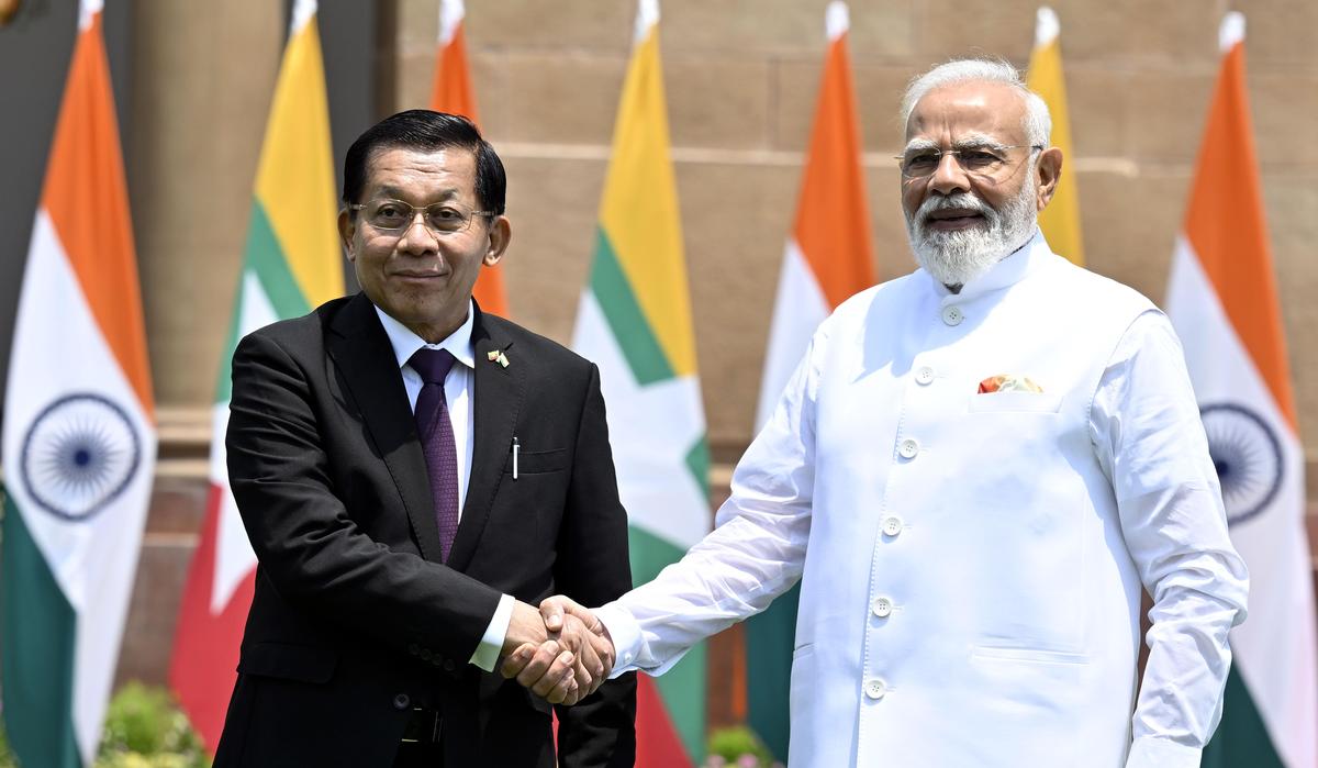 Myanmar President meets PM Modi discusses 4 issues including trade and security