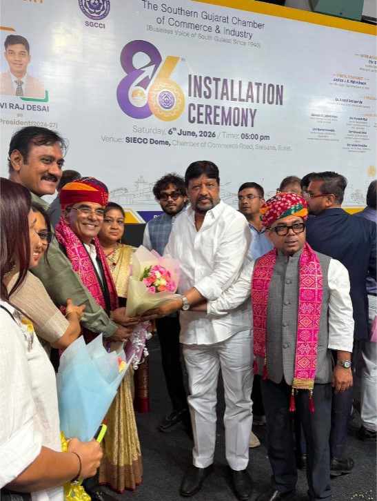 SGCCIના નવા પ્રમુખ અશોક જીરાવાલા: ટેક્સટાઇલ ઉદ્યોગથી ચેમ્બર નેતૃત્વ સુધીની સફળ સફર NAVSARJAN SANSKRUTI 4