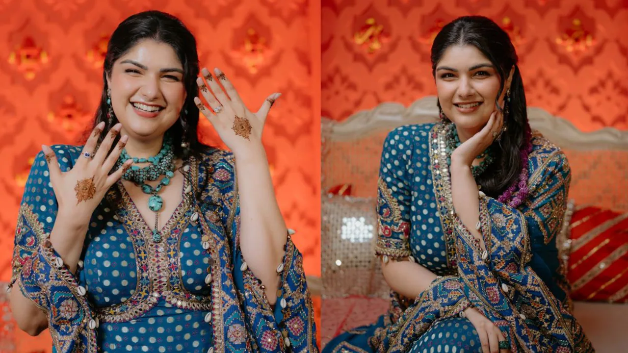 Anshula Kapoor paid tribute to Gujarati culture by wearing a patola for her mehndi the look became a topic of discussion