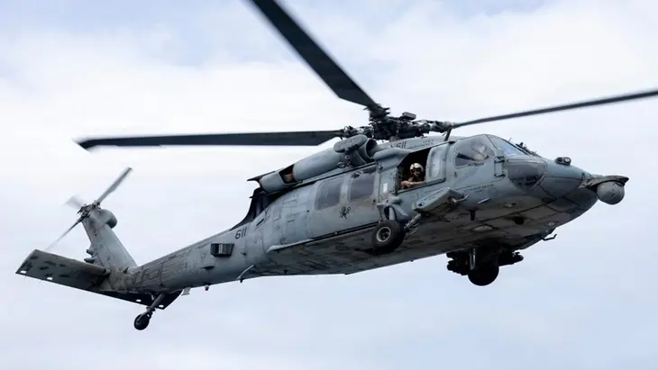 US Navy MH 60S helicopter crashes in Arabian Sea 3 survivors 1 crew member missing
