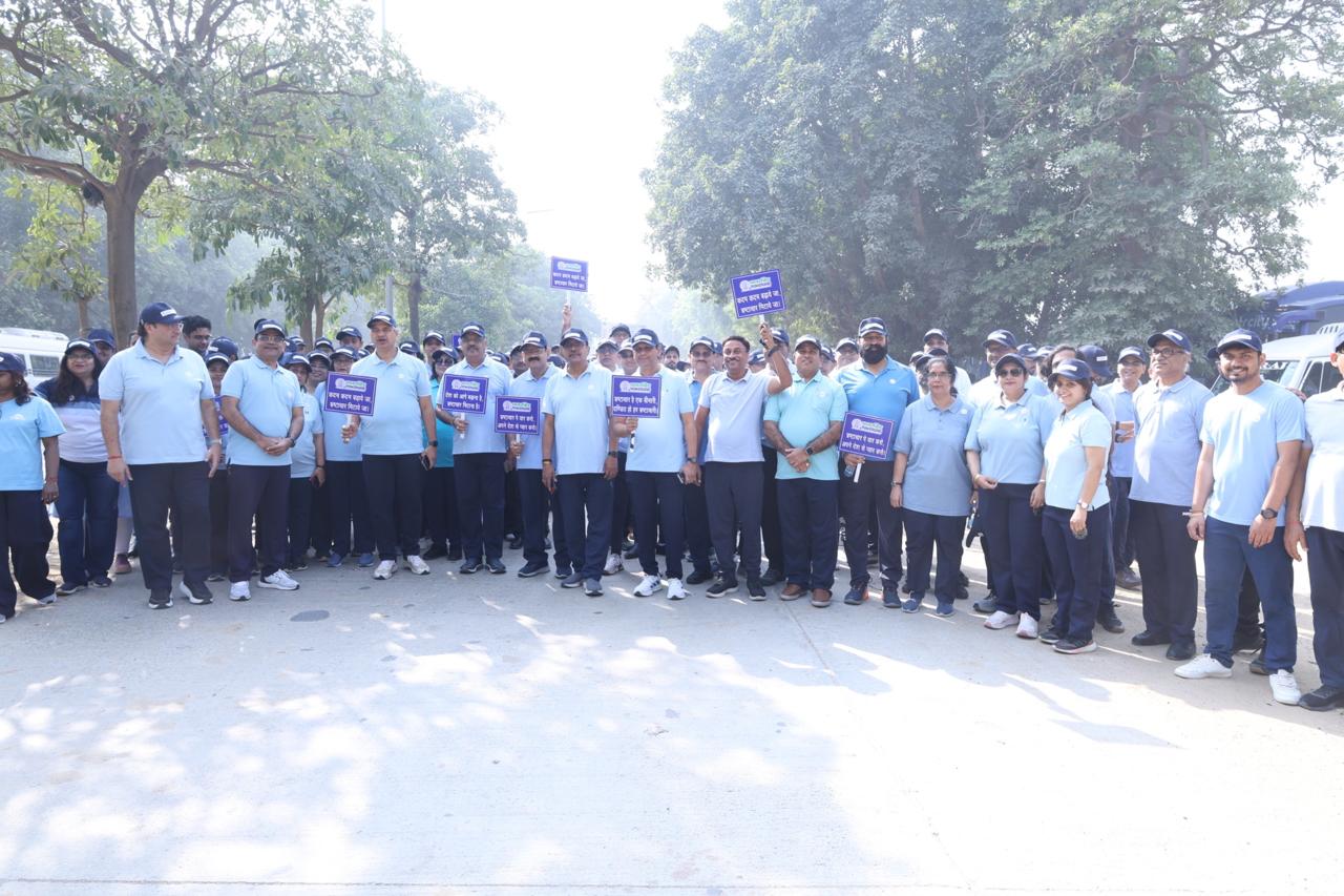 Power Grid Corporation organizes walkathons and awareness programs in Gurgaon under ‘Vigilance Awareness Week 2026’. NAVSARJAN SANSKRUTI 23
